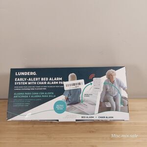 Lunderg 3 PCS SET- EARLY-ALARM BED SENSOR PAD/ CHAIR SENSOR PAD AND  PAIGER